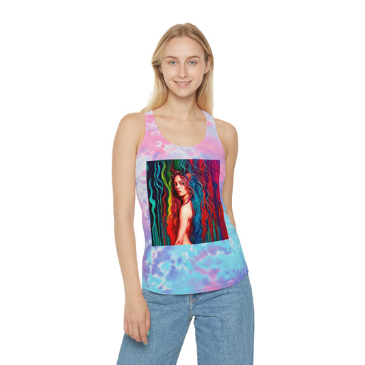 logo/trippy girl Tank Top