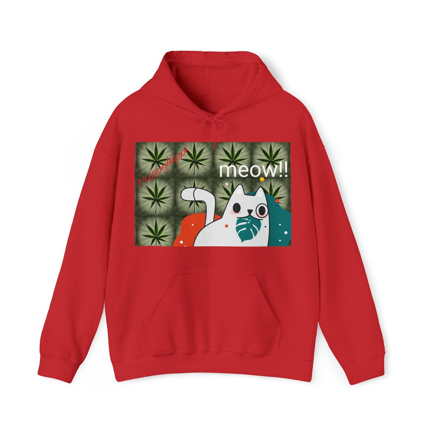 trippyhippi meow!! Hooded Sweatshirt