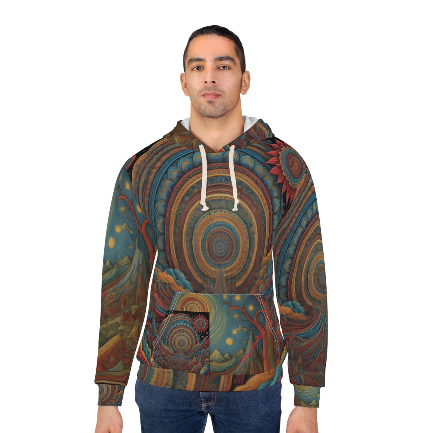 trippy hippi tapestry Hoodie