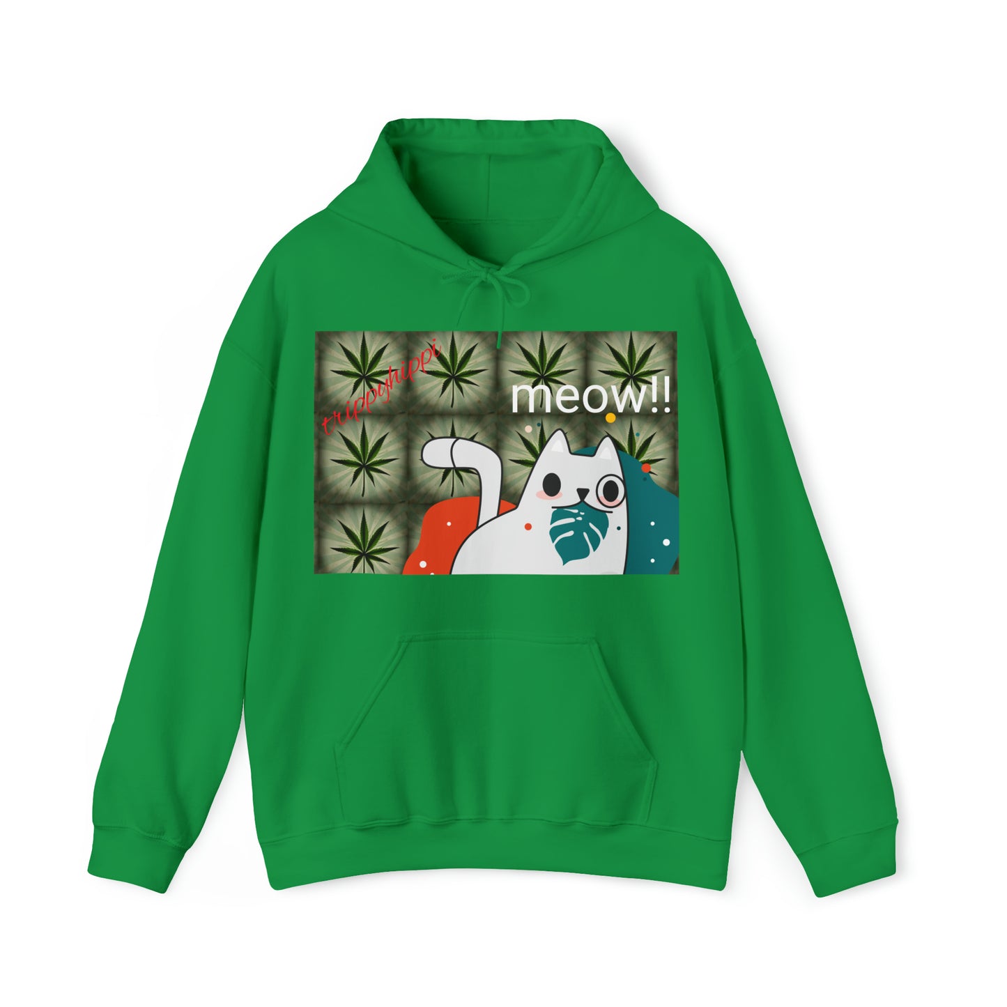 trippyhippi meow!! Hooded Sweatshirt