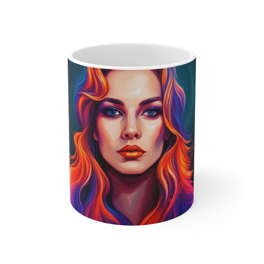 trippy morning Ceramic Mug