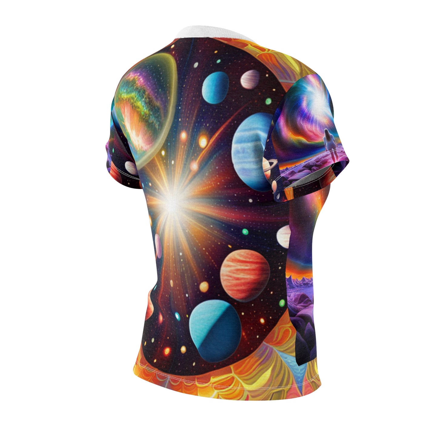 trippy hippi space Women's tee