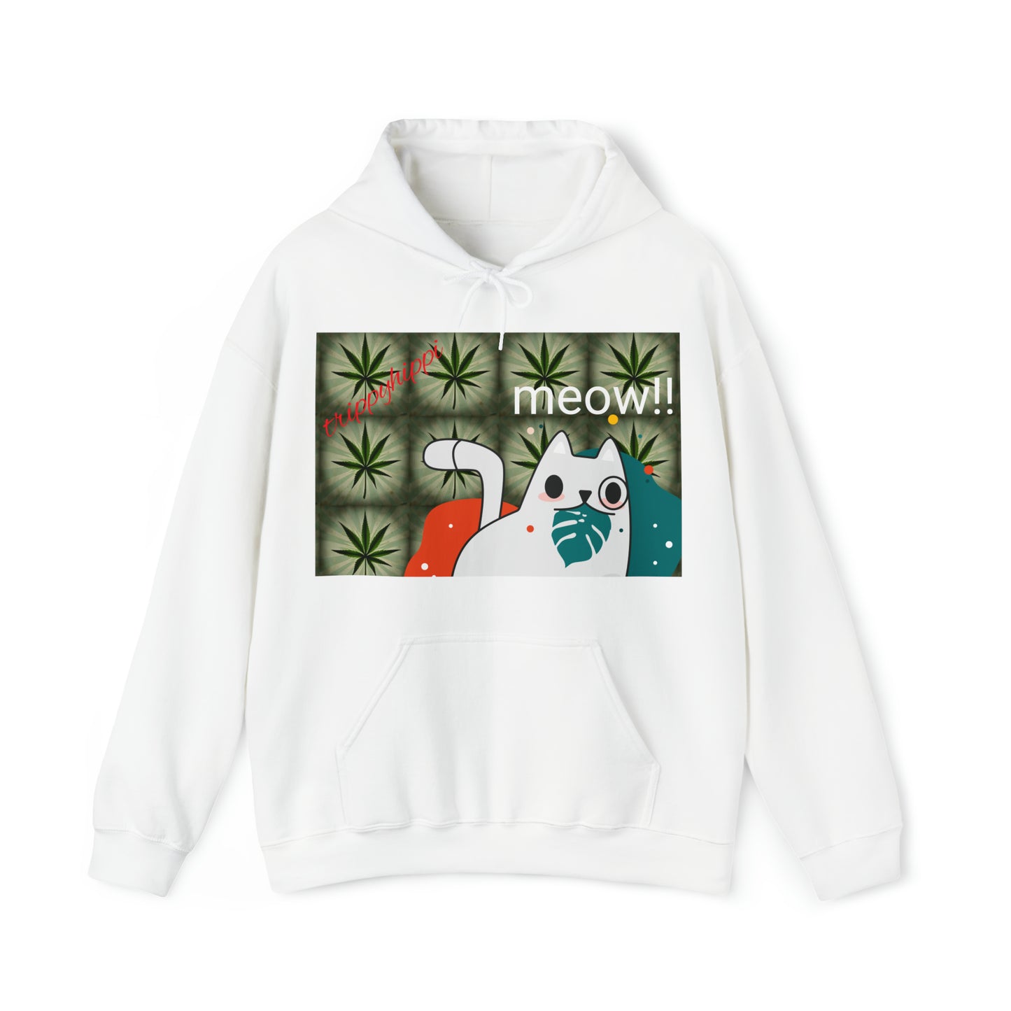 trippyhippi meow!! Hooded Sweatshirt