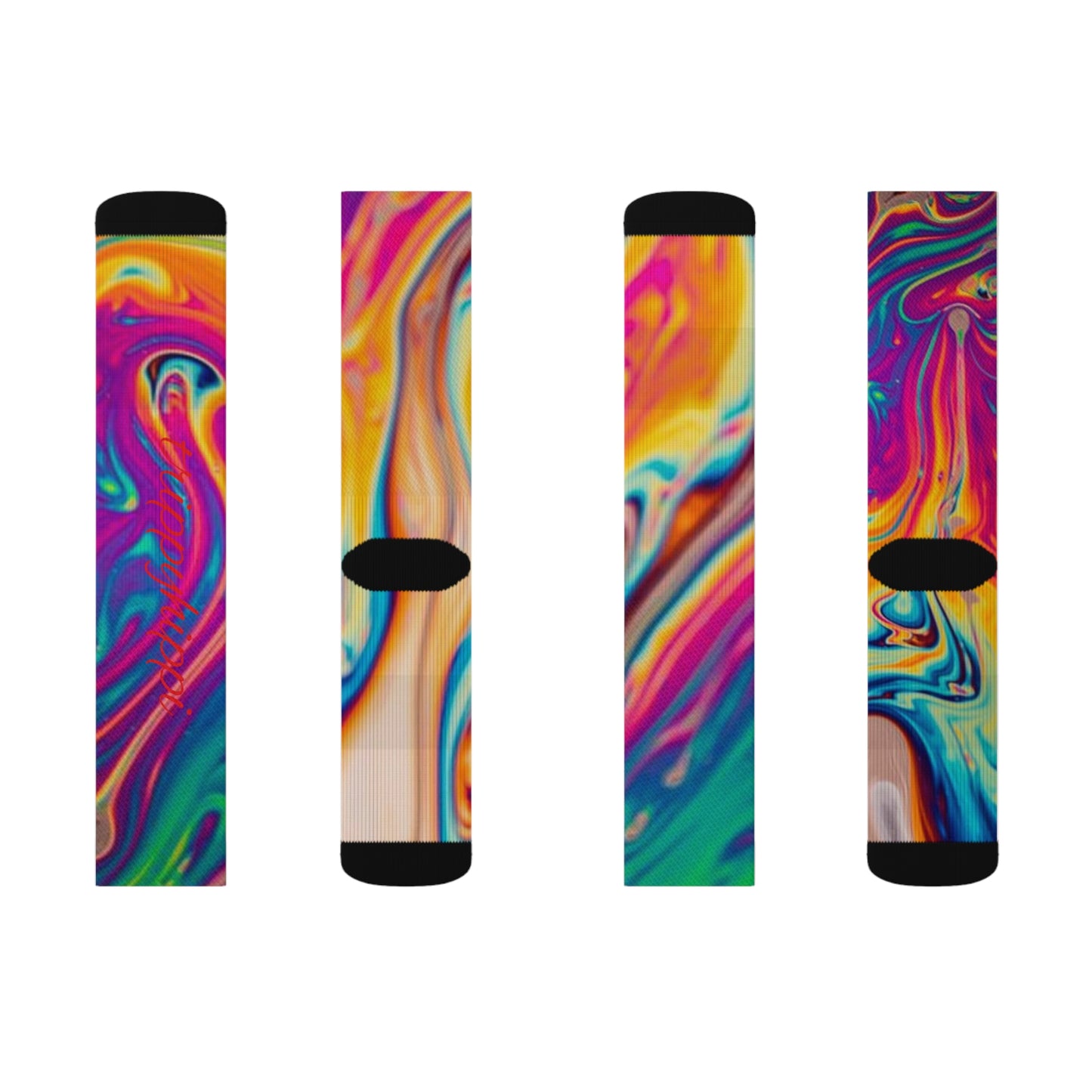 trippyhippi trippy Sublimation Socks