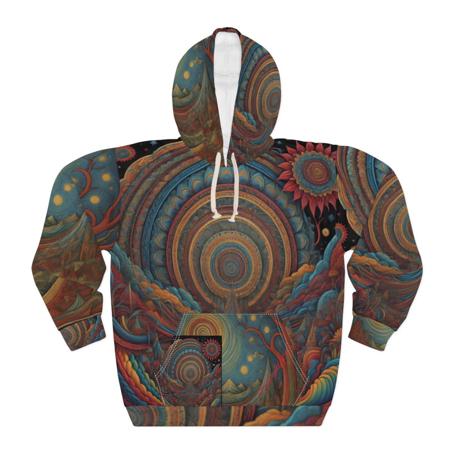 trippy hippi tapestry Hoodie