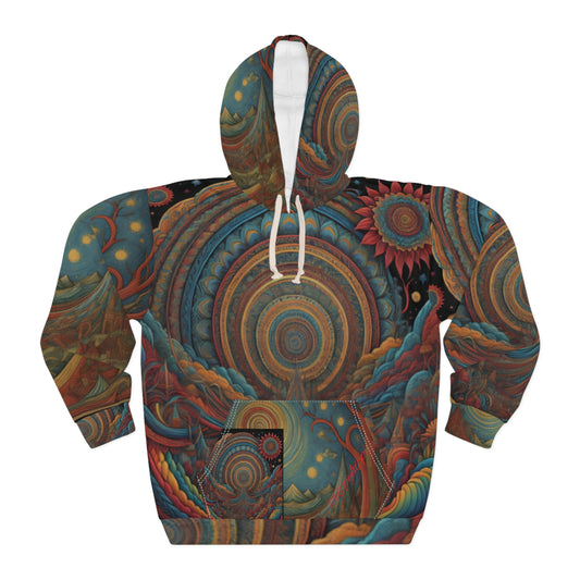 trippy hippi tapestry Hoodie