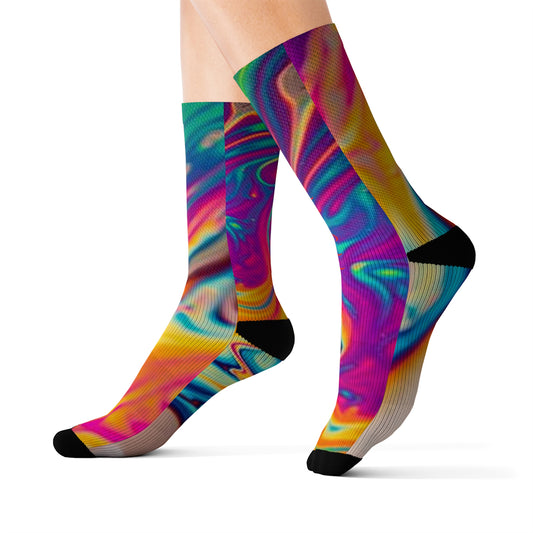 trippyhippi trippy Sublimation Socks