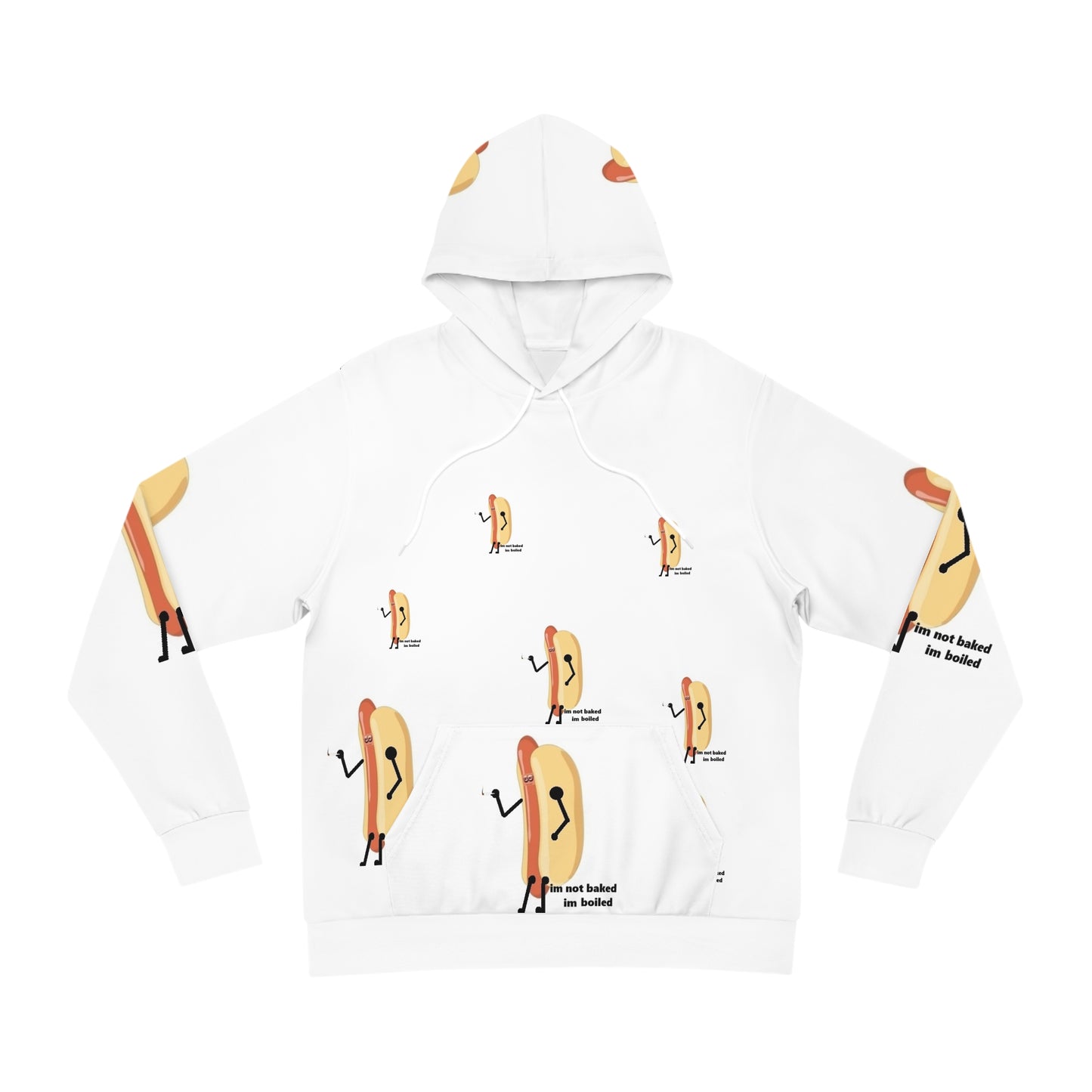 trippyhippi hotdog Fashion Hoodie (AOP)