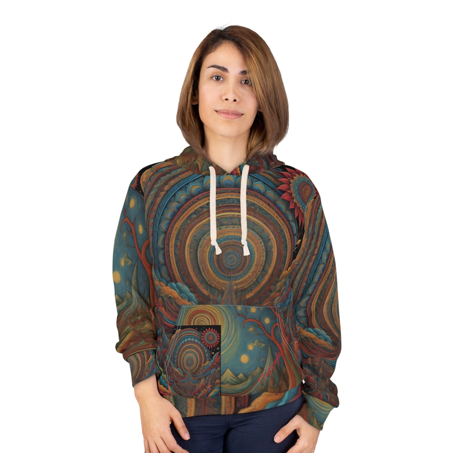 trippy hippi tapestry Hoodie