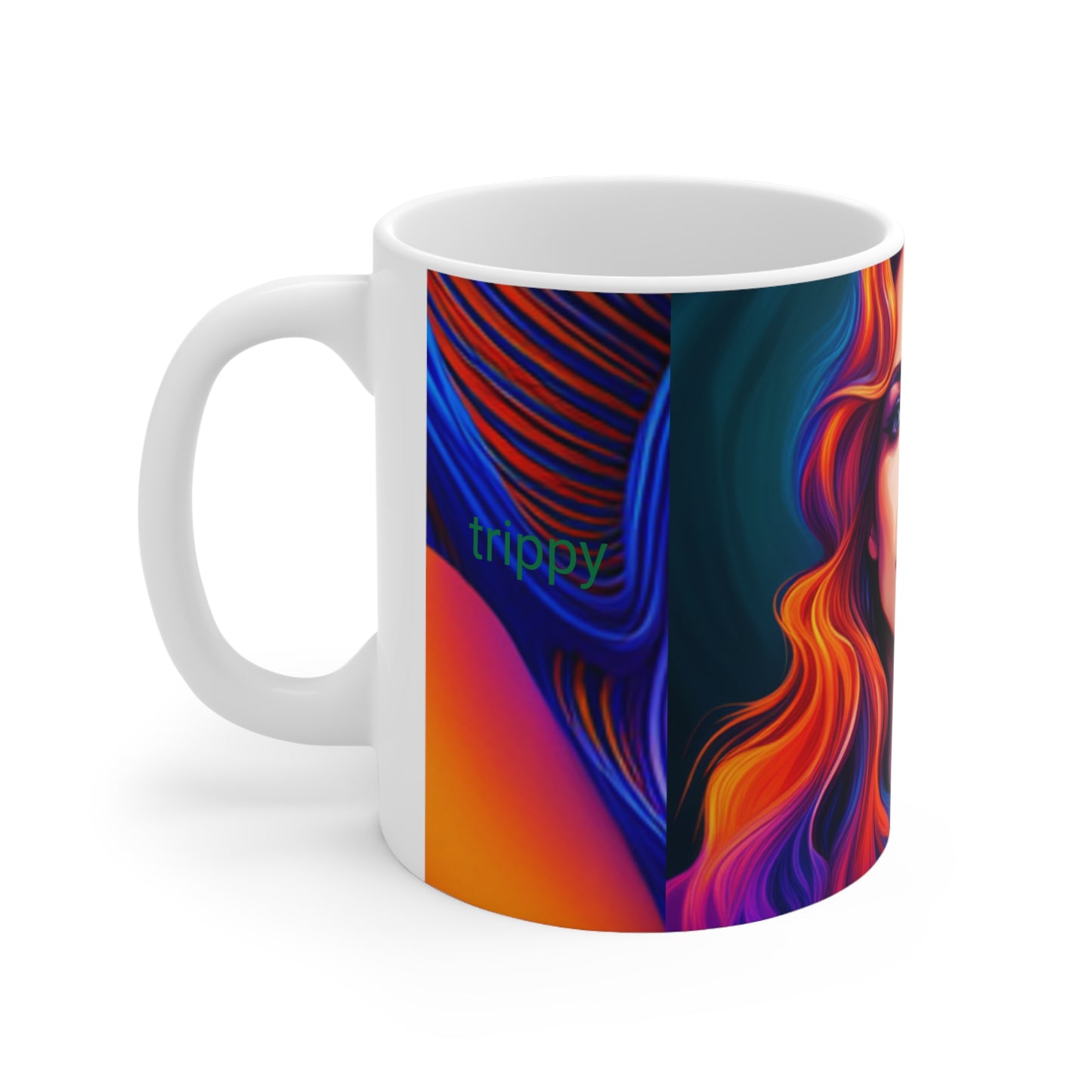 trippy morning Ceramic Mug