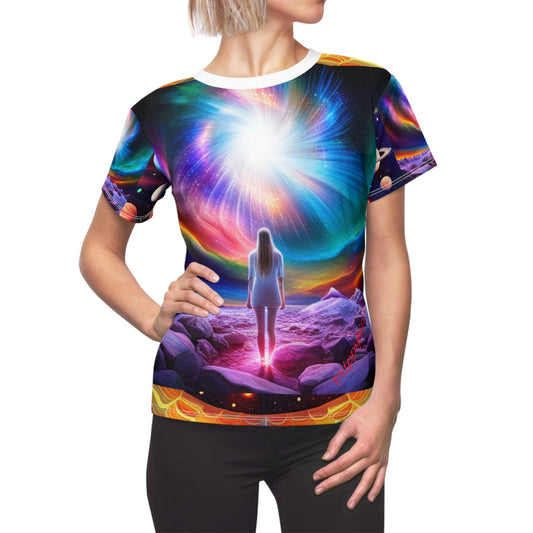 trippy hippi space Women's tee