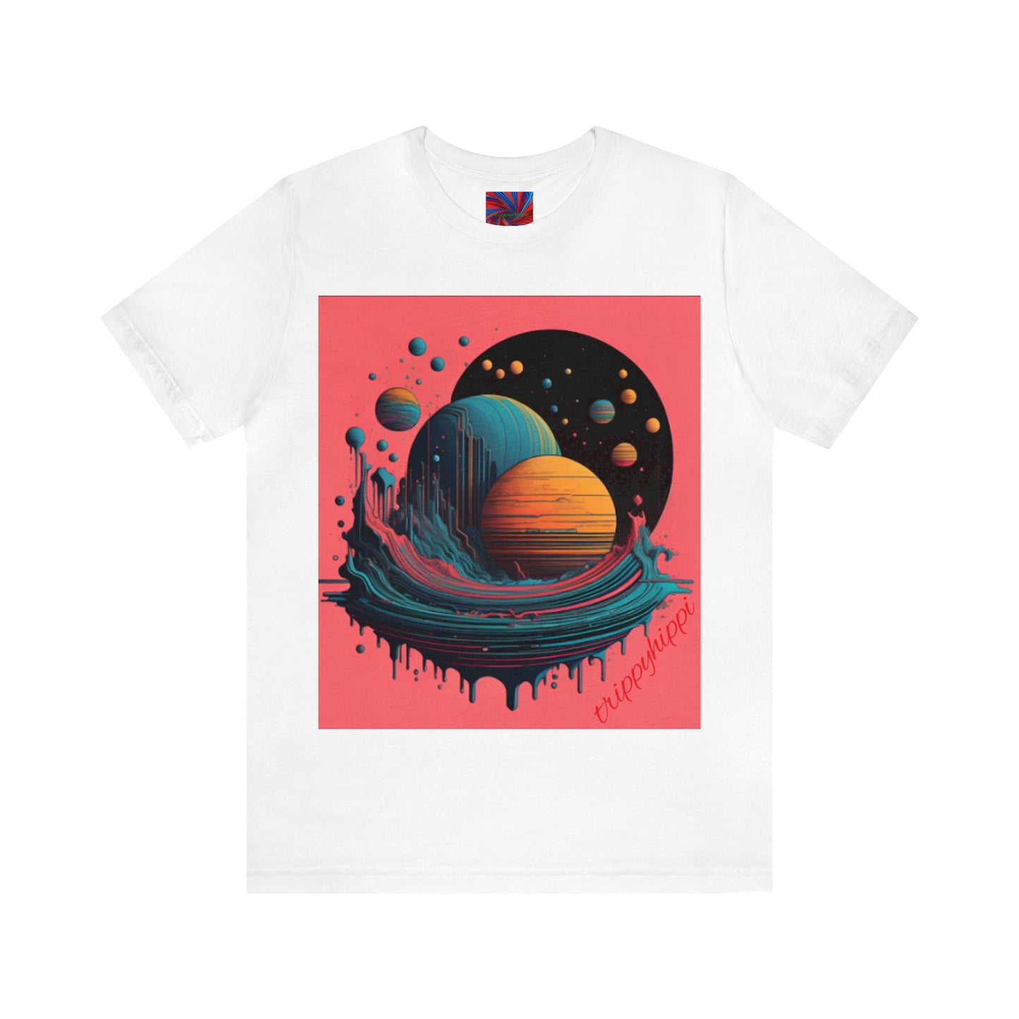 glitchy planet Short Sleeve Tee